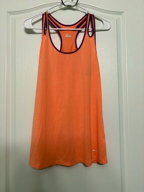Hind Orange Tank with Purple Trim